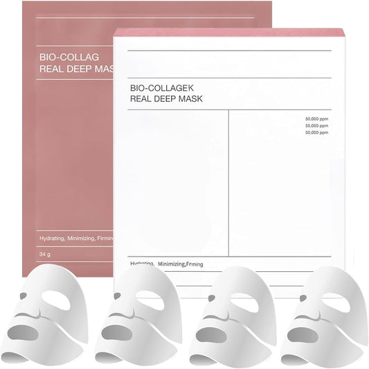 4 PCS Bio-Collagen Real Deep Masks, Biodance Collagen Overnight Mask (4 PCS)